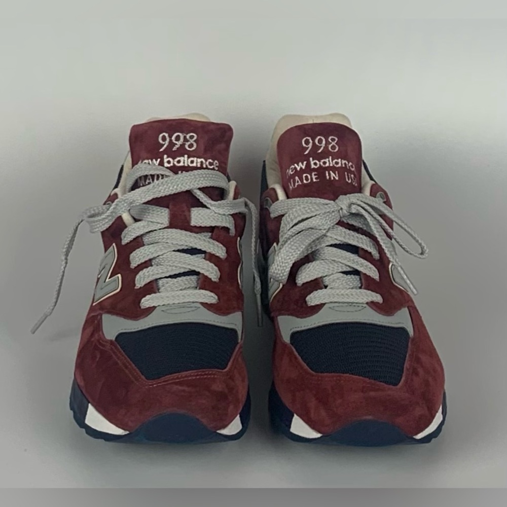 J Crew X New Balance 998 Port Bergundy Limited Edition sneaker Mens size 10